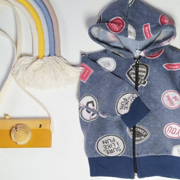 Campera algodon 0-3m