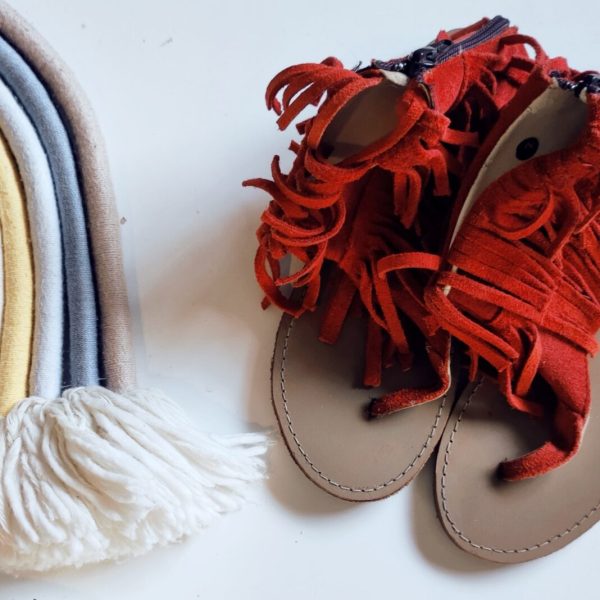 Sandalias flecos T33