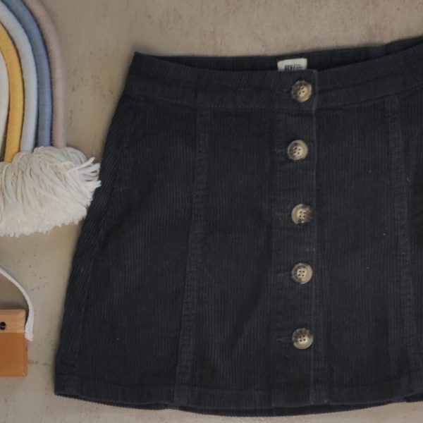 Pollera corderoy Elv T10-12