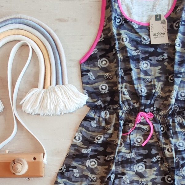 Vestido Algodon Alpiste T8-10 (nuevo)