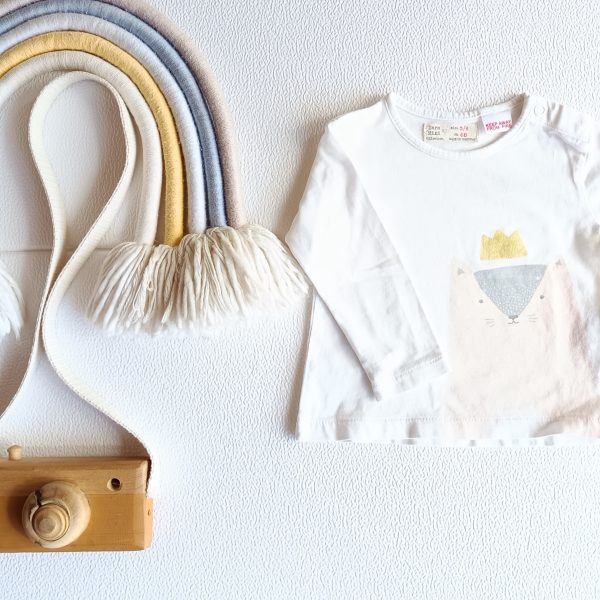 Remera Zara 3-6m