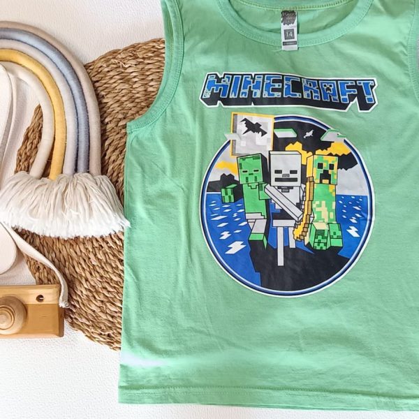 Musculosa Minecraft T12