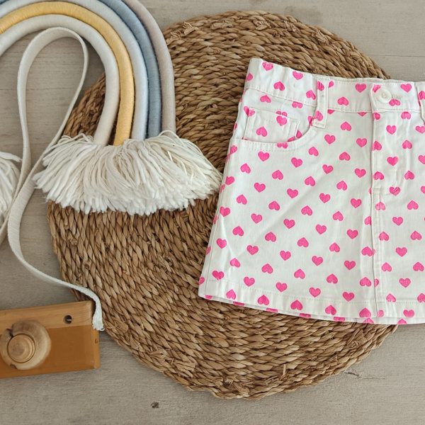 Pollera jean crayón T4