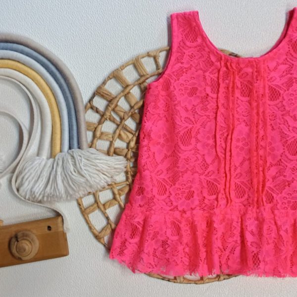 Musculosa encaje algodon T6